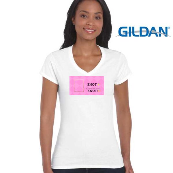 Softstyle Ladies' V-Neck T-Shirt Thumbnail