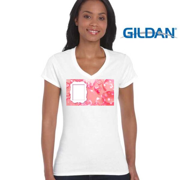 Softstyle Ladies' V-Neck T-Shirt Thumbnail