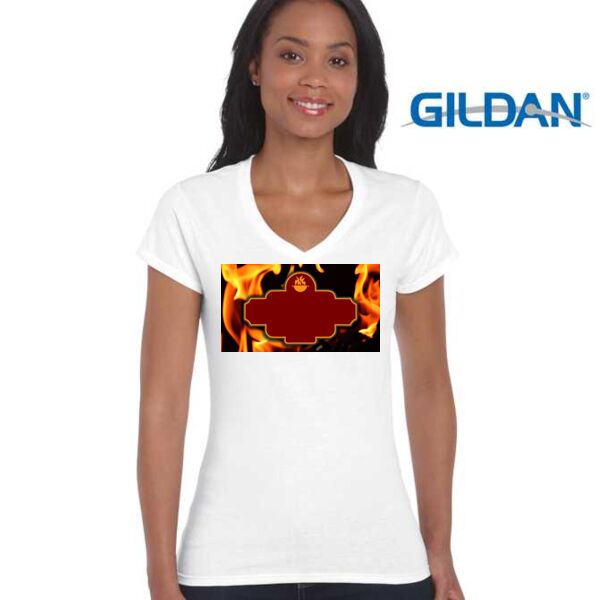 Softstyle Ladies' V-Neck T-Shirt Thumbnail